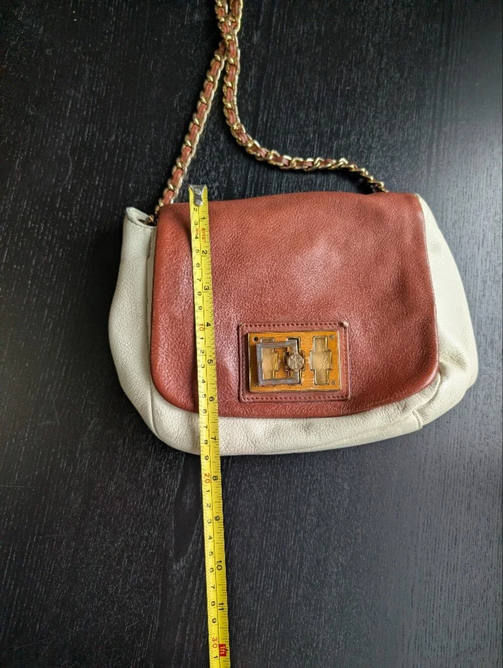 Tory Burch Turn-Lock 2-Way Chain Link Purse - Picture 11 of 12